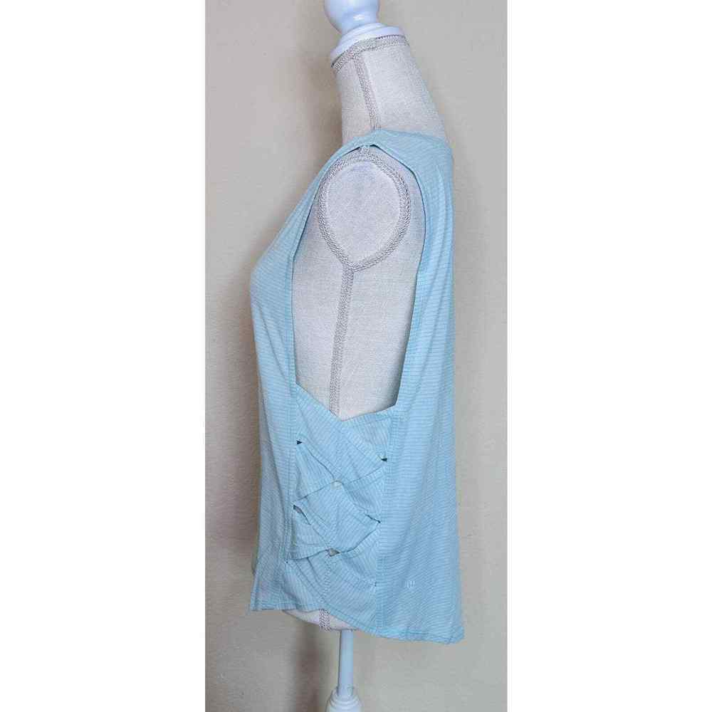Lululemon Womens Blue Criss Cross Tank Top Size 6-8 - Picture 3 of 8